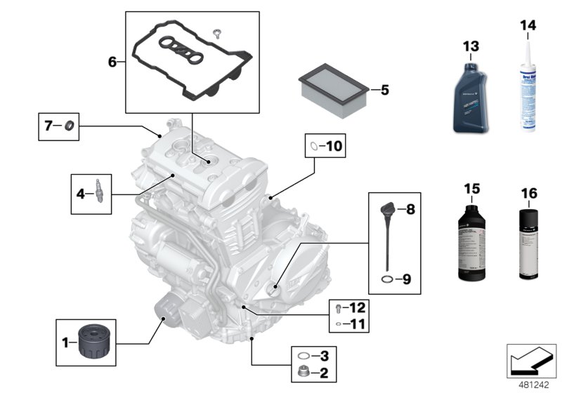 Servicio aceite motor/inspección