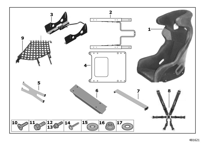 Racing seat