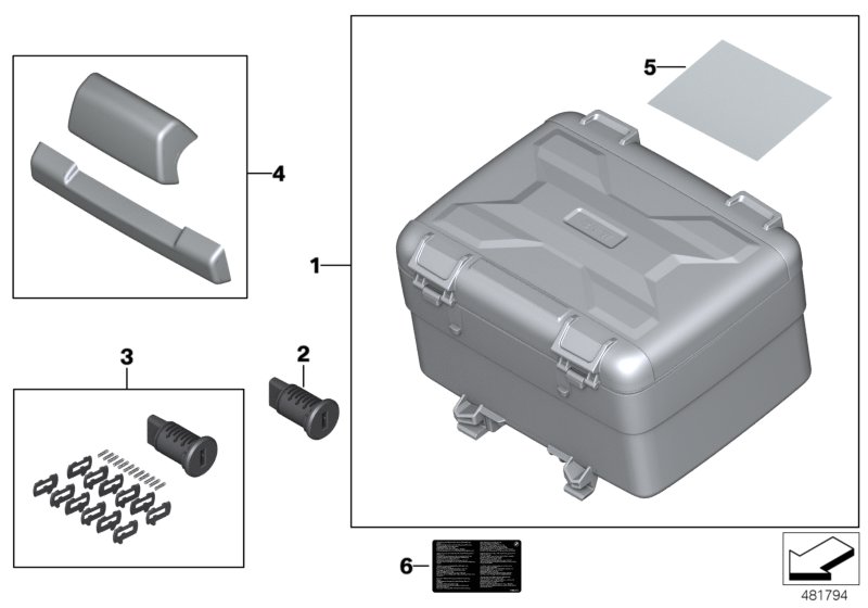 กล่องท้ายรถจักรยานยนต์รุ่น Vario