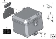 Hliníkový kufr Topcase