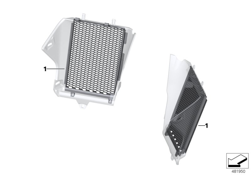 Protective grille for radiator "Style"