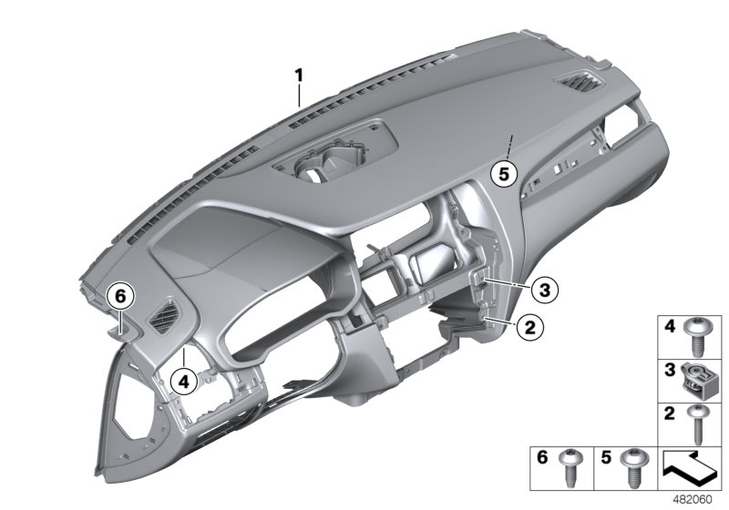 Klädsel instrumententpanel