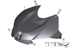 HP Carbon 盖板 空气储存盒