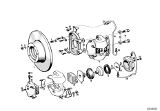 Front wheel brake