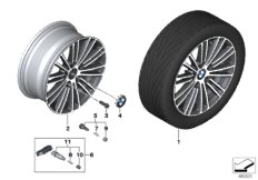 BMW LA wheel multi spoke 724 - 17"