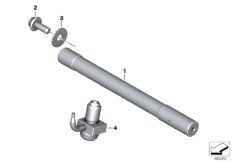 Oil pipe / Oil spray nozzle