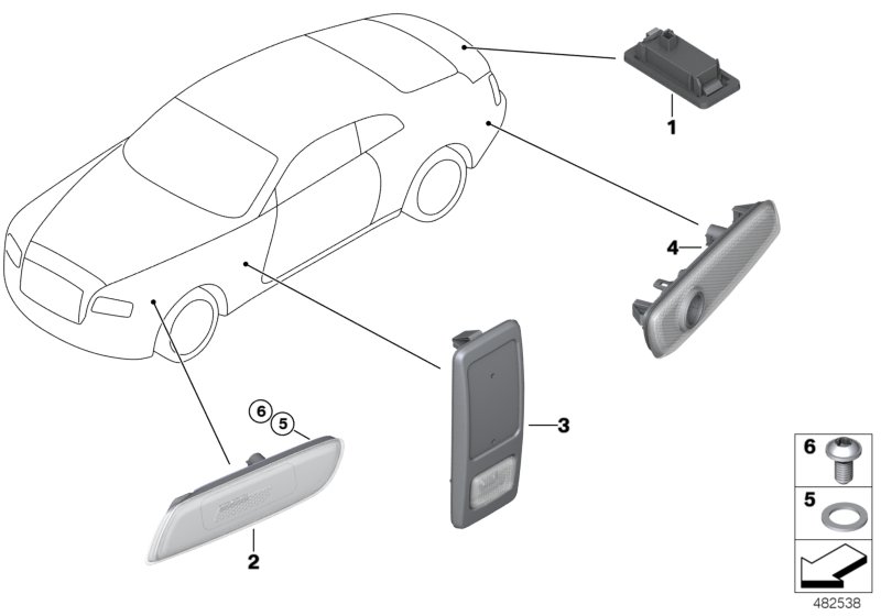 Clignotant additionnel/lampes extérieur