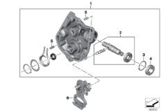 Shift control housing cover