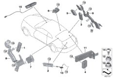 Component parts, aerial system