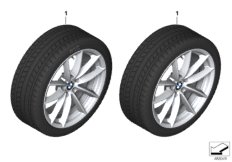 Winter wheel&tyre V-spoke 618