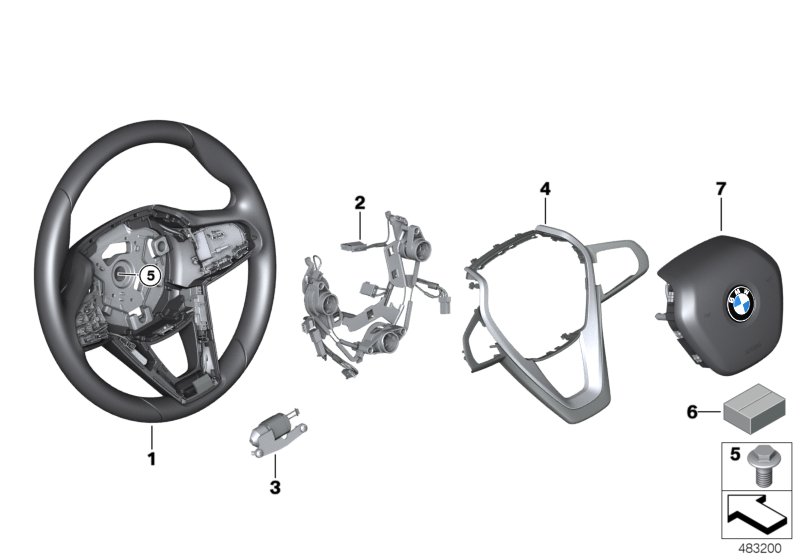 Sportovní volant airbag multifunkční