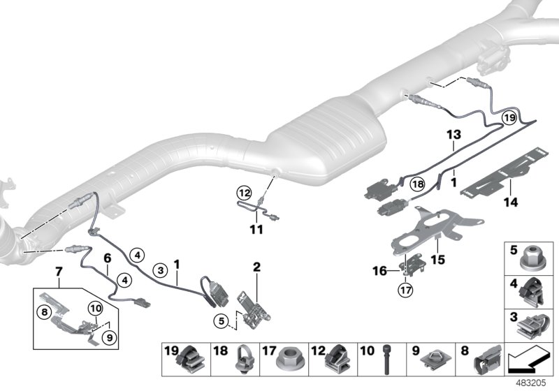 Exhaust sensors / sensor NOX / SCR