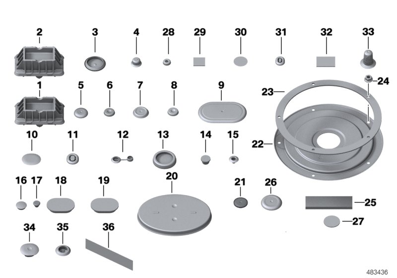 Lock/förslutningsplugg