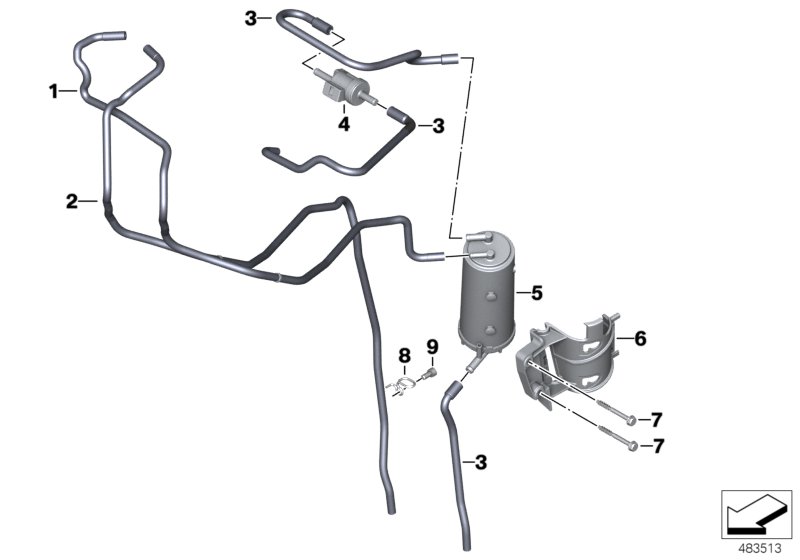 Activated Charcoal Filter/FUEL VENTILAT