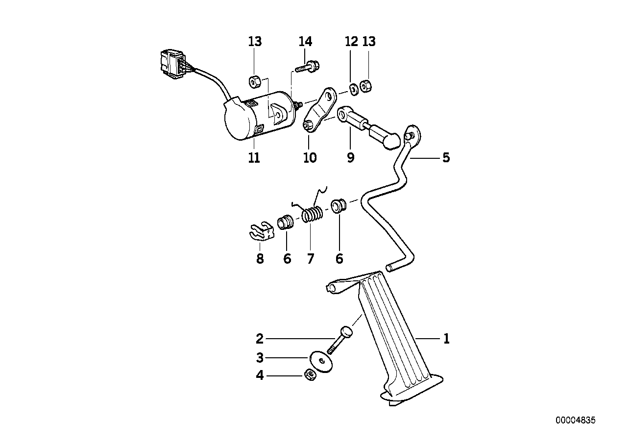 ACC.pedal/acceler. pedal assy-potentiom.