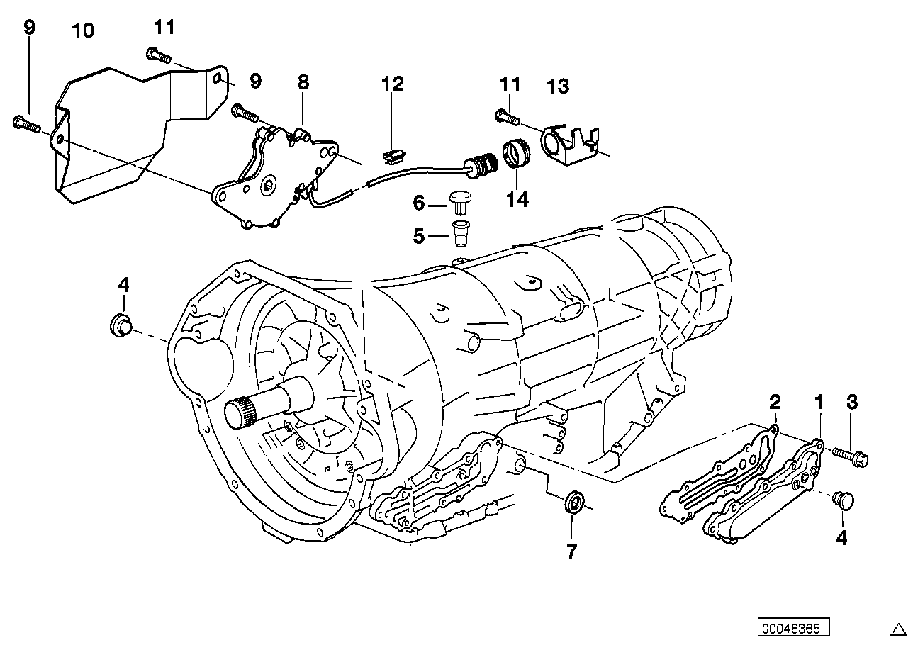 A5S560Z transmission housing