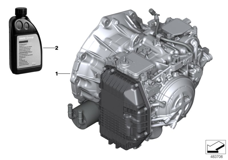 GA8G45AW automatisk växellåda-4WD