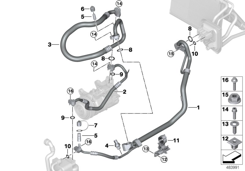 Coolant lines