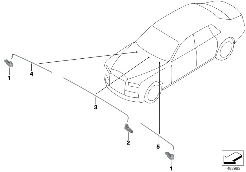 Módulo LED/condutor de luz armário vidro