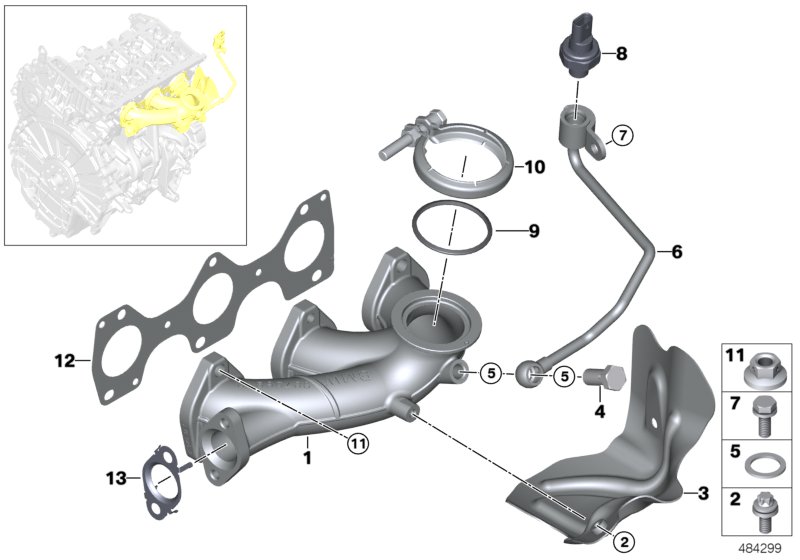 Exhaust manifold-AGR