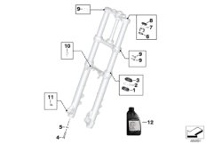 Service of telescopic forks