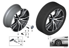 BMW light alloy wheel V-spoke 686 - 20"