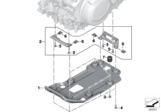 Engine underride protection plastic