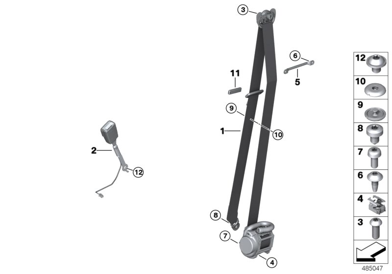 Cintura d.sicurez.anteriore