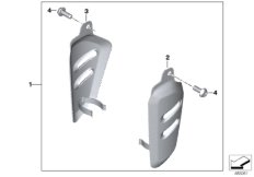 Radiateurafdekplaat aluminium