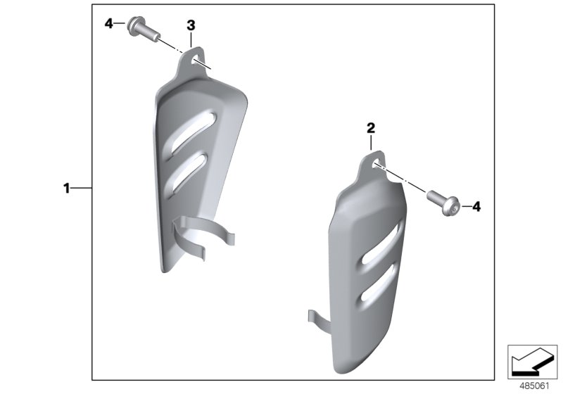 Radiator trim, aluminium