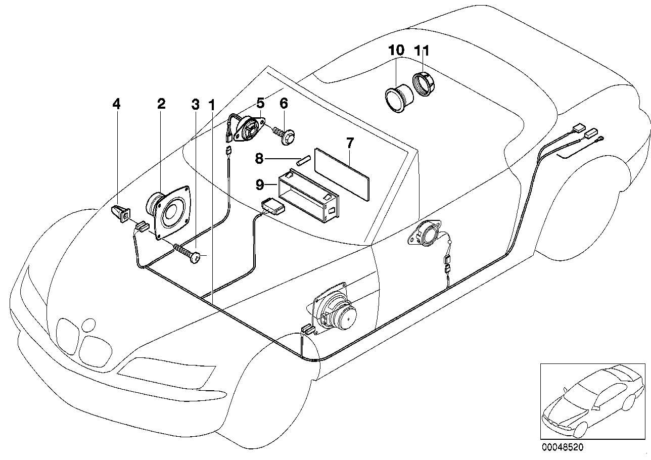 Jednotlivé díly Stereo System