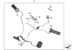 Heated handlebar grips