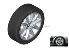 BMW 軽合金 ホイール V スポーク 188 - 17"