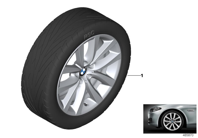 BMW LA wheel, V spoke 331 - 19''