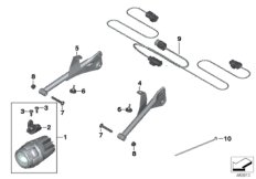 LED additional headlight