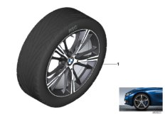 BMW 轻质铝合金轮辋 星形轮辐 660 - 20''