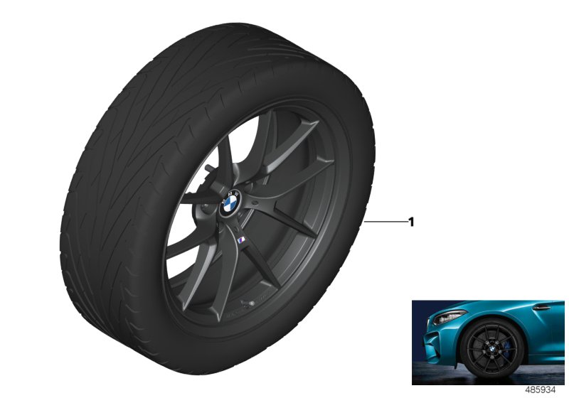 BMW LA wheel M Performance Y-spoke 763M