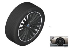 BMW roda liga leve multirraios 410 - 20"