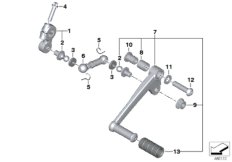 Äussere Schaltungsteile/Schalthebel