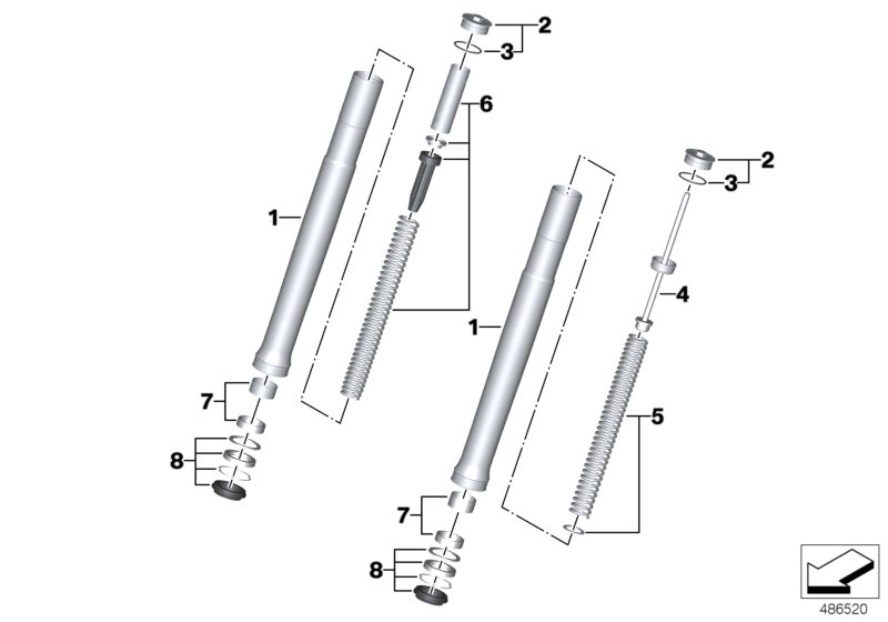 Tubo soporte