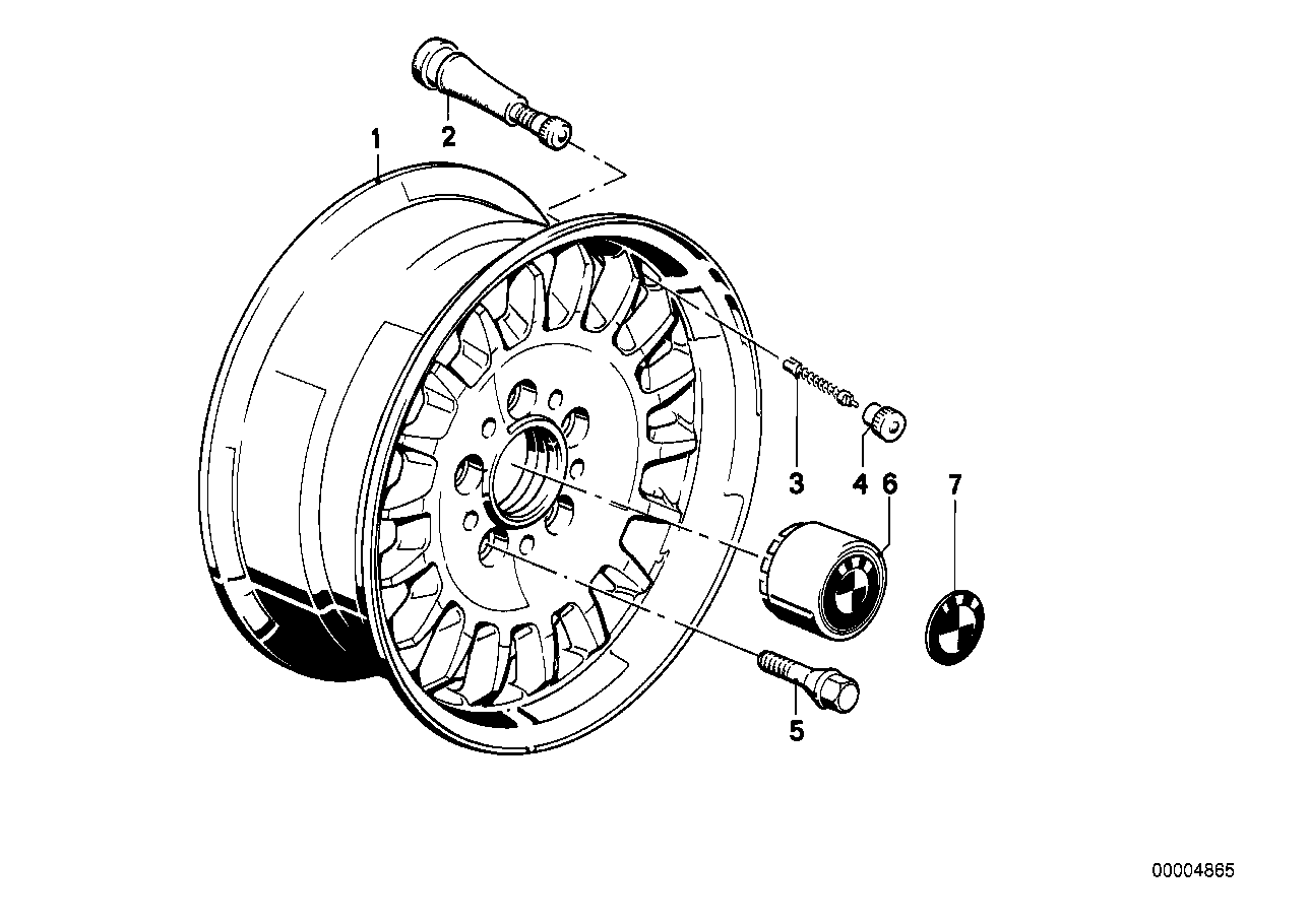 Scheibenrad LM gegossen Styl.TRX-2