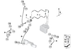 Bromsledning fram I-ABS generation 2