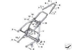 Quadro traseiro