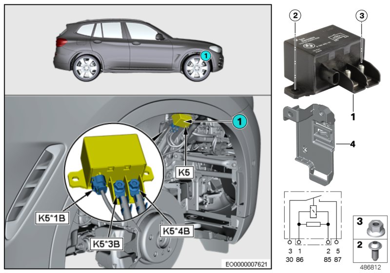 Relä elfläkt motor 850W K5