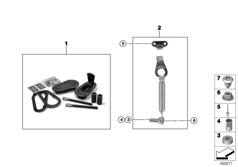 Hood bracket