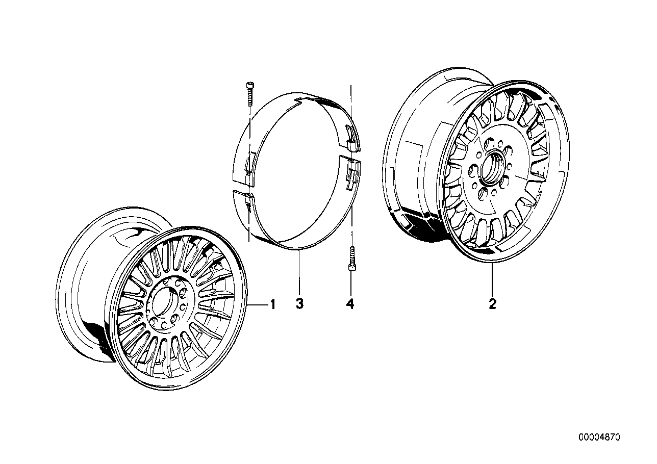 Velg van lichtmetaal