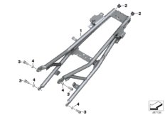 Rear frame