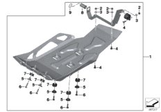 Protezione motore alluminio