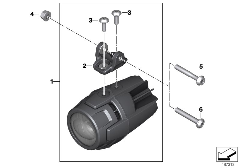 Faro supplementare a LED "Nano"