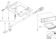 Kit di montaggio succes., inserimento CD